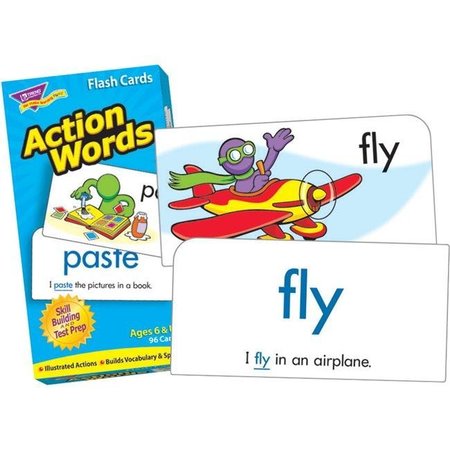 TREND ENTERPRISES Trend Enterprises Action Words Skill Drill Flash Cards - Set 96 Cards 1333640